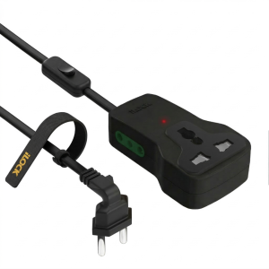 Mini Universal Power Strip - 3 outlets with switch on/off