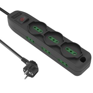 Power Strip, 9 outlets - 1.5m - 3500W