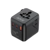 iLOCK WORLD TRAVEL ADAPTER, 20W GaN TECH, Mini Size Travel Adapter With 2 AC Sockets - Thumbnail Image 1