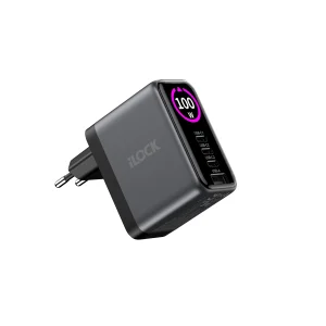 iLOCK 100W GaN Charger, 4 Ports Quick Charger & Charging Protection