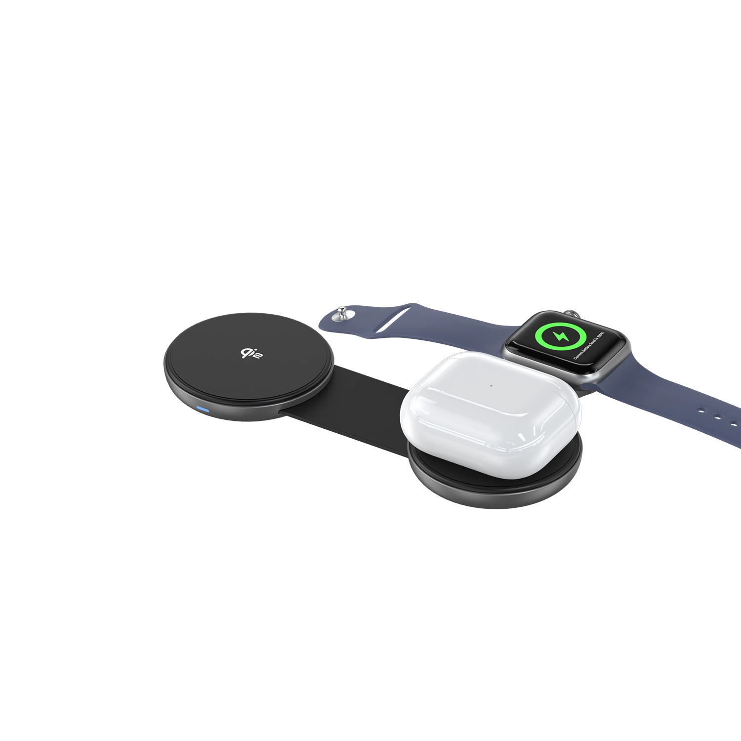 iLOCK Super Mini 3 in 1 Rounded Wireless Charger 15W - Image 6