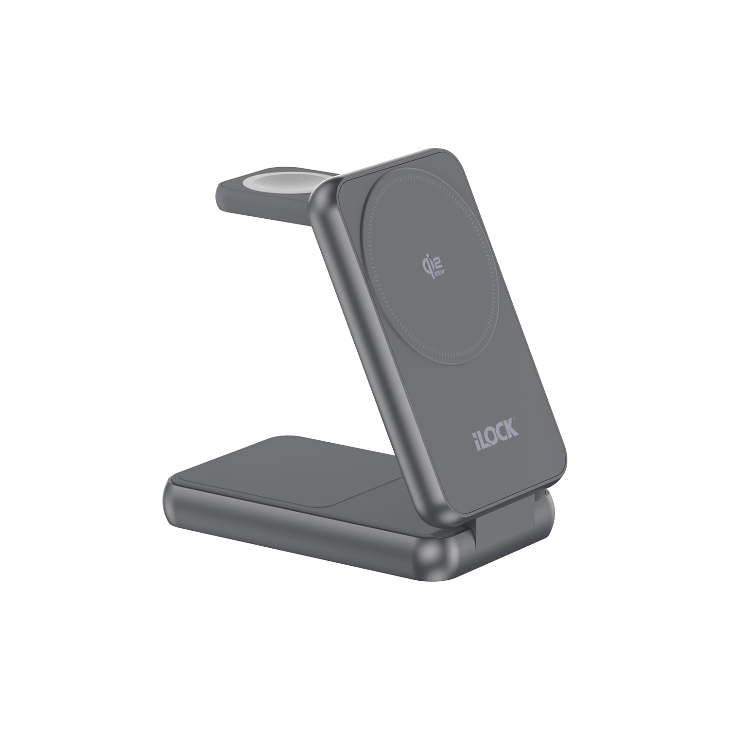 iLOCK Foldable Magnetic 3 in 1 Wireless Charger - Image 2